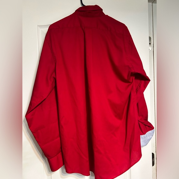 Men red Chaps button down shirt - Picture 5 of 5